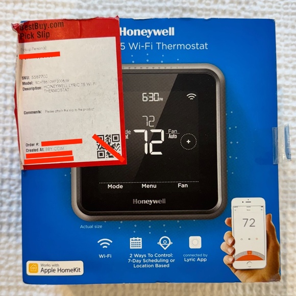 Honeywell Home T5 Wi-Fi Smart Thermostat - RTH8800WF - Picture 1 of 4